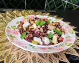 A picture of step 6 of Black Rice, Fruits and Nuts Salad.