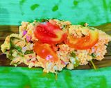 Foto langkah ke 4 dari resep Pepes Tahu Ayam.