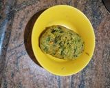 A picture of step 4 of Lauki stuffed parantha.