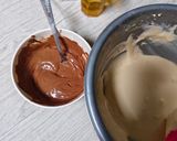 Foto langkah ke 5 dari resep Marmer Cake 2 Telur (Ekonomis, Lembut, Anti Seret).
