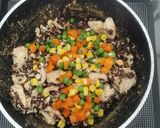 รูปขั้นตอนการทำที่ 4 ของ (คลีน)ข้าวผัดผัก3สีอกไก่ ไร้น้ำมัน