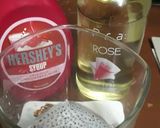 A picture of step 2 of Hersheys Strawberry Cooler #5ingredients.