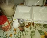 A picture of step 1 of Curd sweet balls.