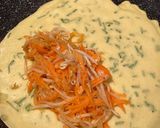 Une image de l'étape 4 de Crêpes vietnamiennes aux crevettes et légumes.