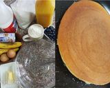 A picture of step 2 of Pancake with orange sauce.