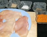 A picture of step 2 of Chicken steak with mushroom sauce.