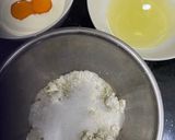 Hình bước làm 1 của món Match Chiffon CakeBánh bông lan trà xanh