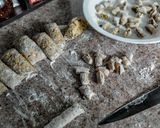 Foto del paso 4 de la receta: ÑOQUIS🥣del 5 con Papa Criolla y Espinaca🥬...!