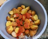 A picture of step 2 of Crisp Baby Potatoes.