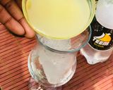 A picture of step 3 of Mint lemonade.