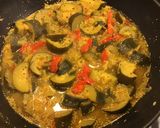 Une image de l'étape 8 de Poivrons courgettes et chou kale à la moutarde à l'ancienne et curry.