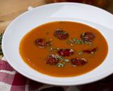 Paradicsomleves kolbásszal recept fázis 1 fotója