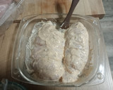 Foto del paso 3 de la receta: Pollo al horno con yogur de limón, queso y especias