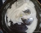 A picture of step 5 of Karachi Halwa.