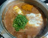 A picture of step 5 of Dal Makhani.