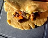 A picture of step 4 of Nigerian Baked Meat Pie.