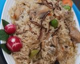 A picture of step 14 of Yakhni Pulao.