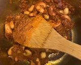 A picture of step 3 of Kaju curry In restaurant style.