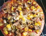 A picture of step 4 of Mushroom Pizza 🍕 veg Mushroom 🍄 pizza 🍕😋.