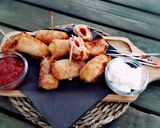 Foto del paso 1 de la receta Mini flamenquines de jamón y queso