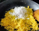 A picture of step 2 of Pumpkin Halwa.