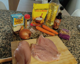 Foto del paso 1 de la receta: Pollo con almendras al estilo chino