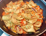 Foto del paso 6 de la receta: Tortilla de alcachofas con zanahoria
