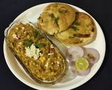 Paneer bhurji (gravy form) with bun recipe step 4 photo