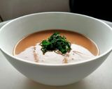 Foto del paso 4 de la receta: Crema de harina de haba a la hoja santa