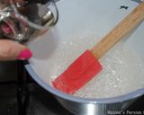 A picture of step 2 of Sweet/sour mint syrup (Sekanjabin).
