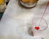 A picture of step 1 of Wood apple roohafza lemonade.