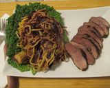Szuvidált kacsamell 🦆 wok zöldségekkel 🥕🌶️🍚 recept fázis 5 fotója