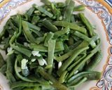 Foto del paso 6 de la receta: Ensalada de judías verdes con anchoas y vinagreta de granada