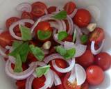 Tomato, red onion, basil and balsamic salad recipe step 3 photo