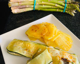 Foto del paso 4 de la receta: Sándwich de calabacín y merluza con sus patatitas al horno🥔🐟🐟