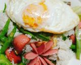 Hình bước làm 1 của món Cơm xào
