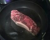 A picture of step 2 of From the freezer to table strip steak.
