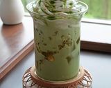 Foto langkah ke 5 dari resep Matcha Osmanthus Chrysanthemum Jelly.