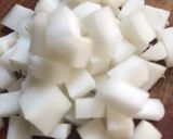 Hình bước làm 2 của món Chè bột lọc nhân dừa