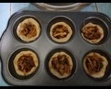 A picture of step 7 of Pizza muffins😋.