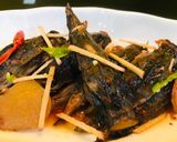 Hình bước làm 4 của món Nõn chuối kho riềng