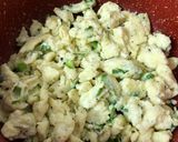 A picture of step 4 of Chinese Egg Fried Rice.