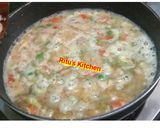 A picture of step 6 of Suji Upma / Rava Upma.