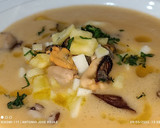 Foto del paso 5 de la receta: Crema con "espuma" de mejillones