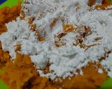 Foto langkah ke 2 dari resep "Klepon" Ubi Kuah Santan (Kolak Biji Salak Lembut Isi Susu).