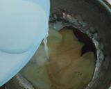 Foto langkah ke 2 dari resep Bubur telor kodok atau bubur kanji gula merah.
