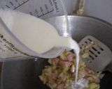 Foto langkah ke 3 dari resep Fettucini Carbonara Daging Asap.