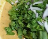 A picture of step 2 of Palak Pakora.