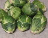 A picture of step 1 of Masala Brussels Sprouts.