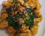Foto langkah ke 5 dari resep Baby kailan garlic chicken and tofu ala mama nadyne.